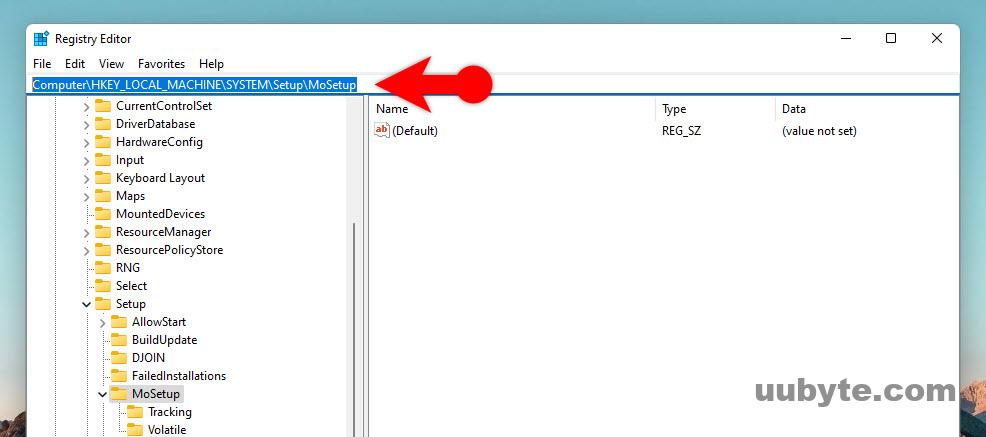 Open the mentioned Path in Registry