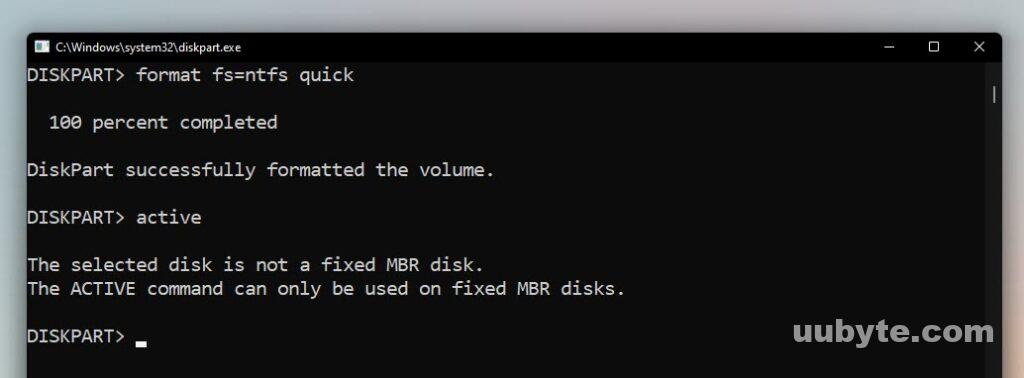 Commands to Create Bootable USB 2