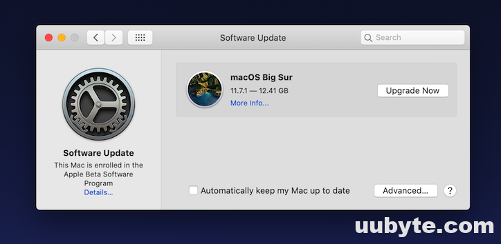 software update mac