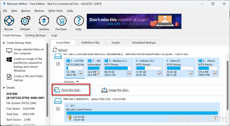 clone disk macrium reflect free