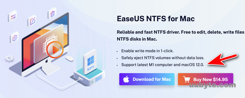 easeus ntfs for mac