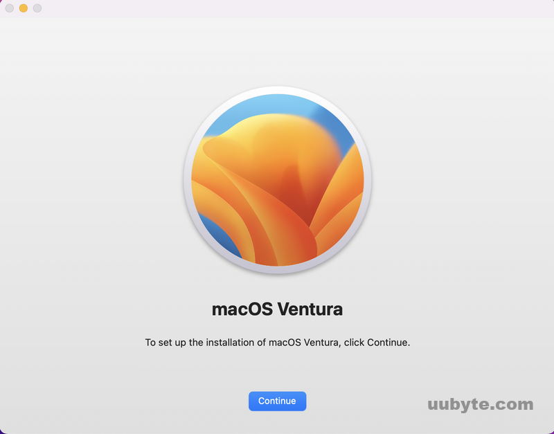 install macos ventura