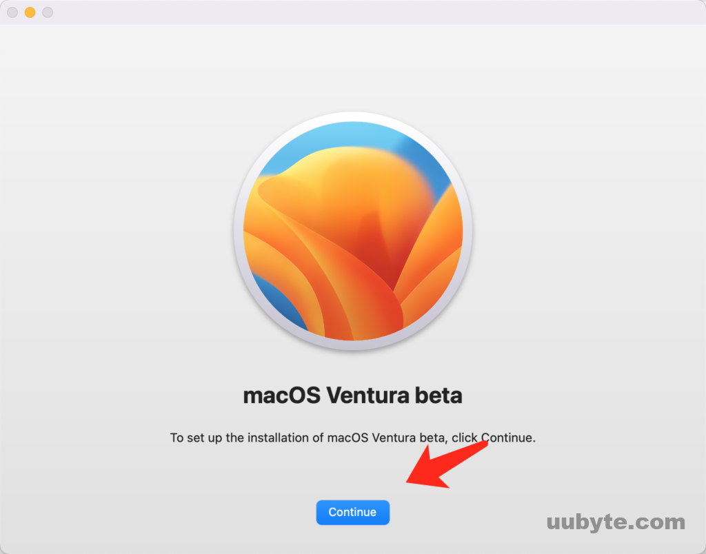 install ventura beta