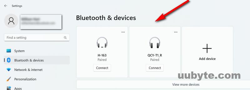 list bluetooth devices