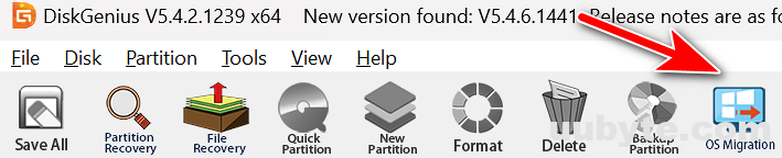 os migration diskgenius