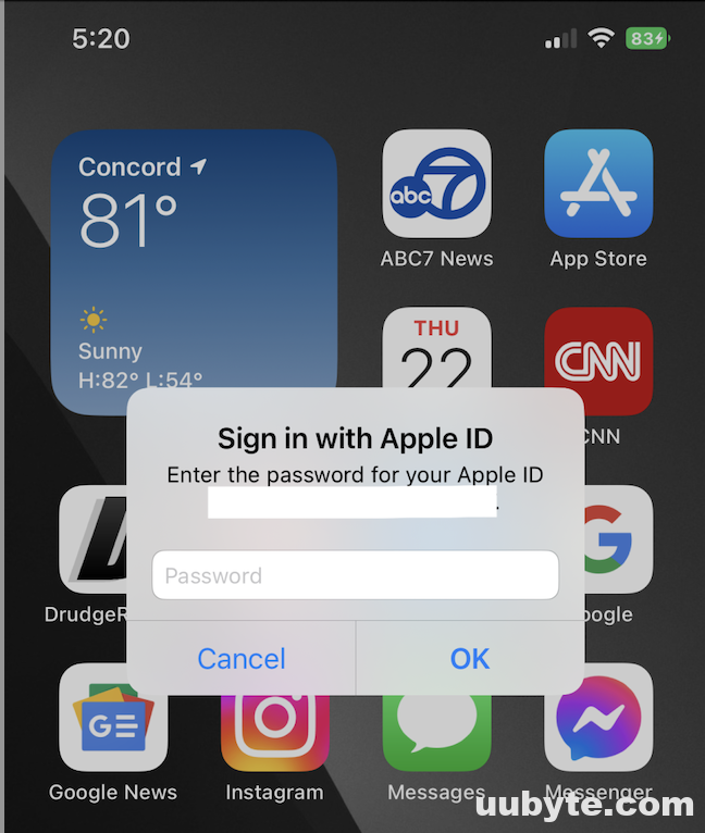 sign in apple id