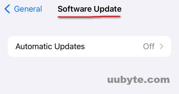 software update iphone