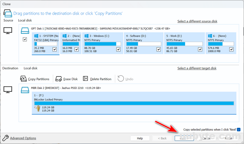 start cloning macrium reflect free