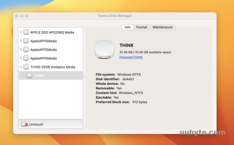 tuxera ntfs open