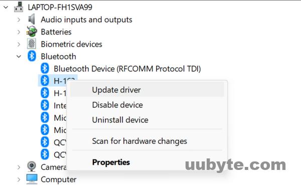 update bluetooth driver windows 11