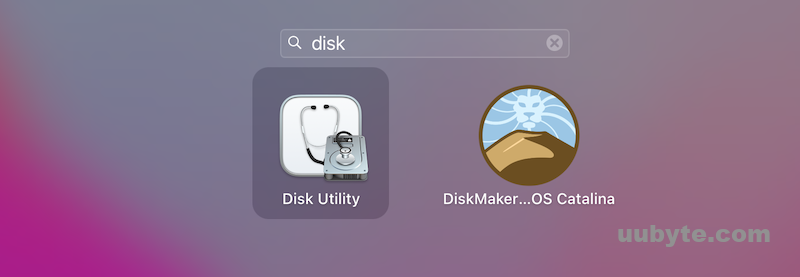 open disk utility