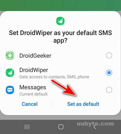 sms defualt app