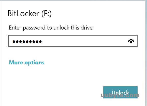 unlock bitlocker drive windows 11