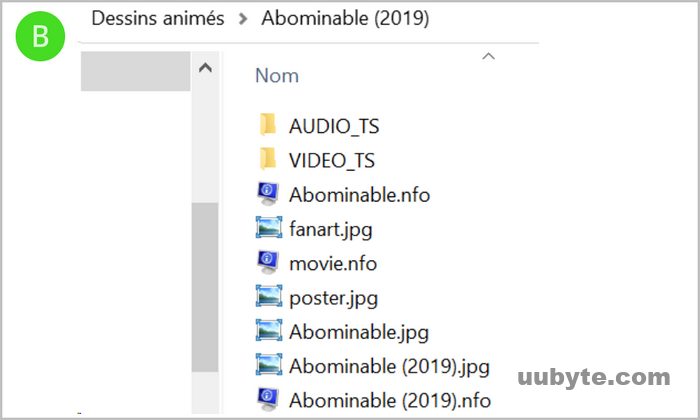 dvd movie file structure