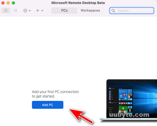 microsoft remote desktop add pc on a mac