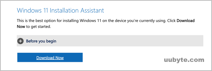 Windows 11 Installation Assistant