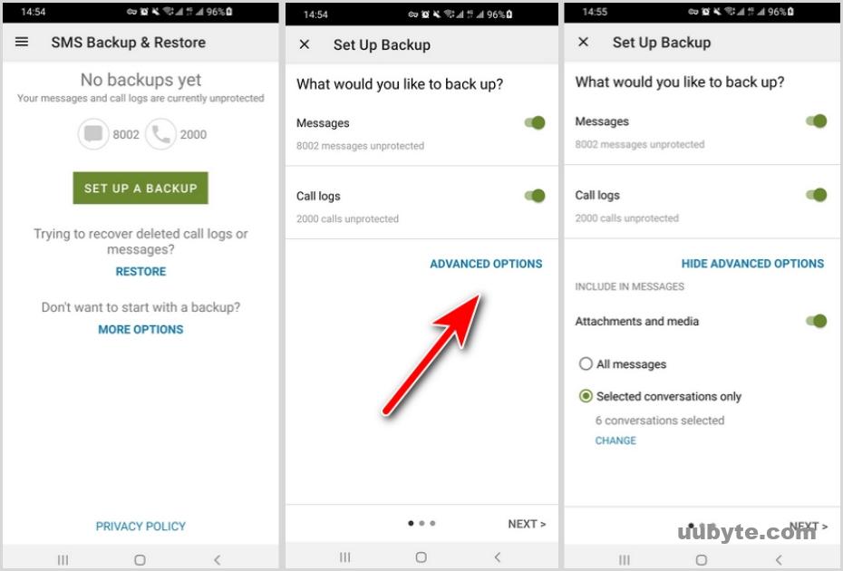 history to text messages sms backup and restore