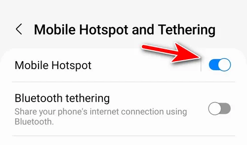 mobile hotspot switch