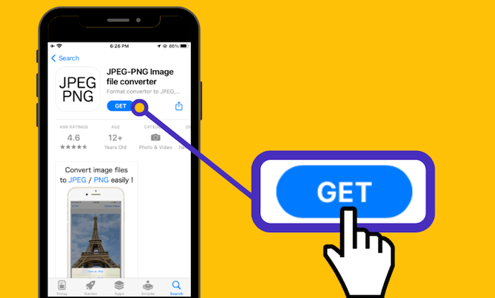 JPEG-PNG Image file converter for iphone (1)