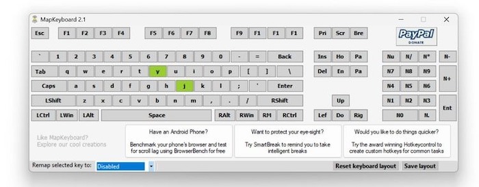 MapKeyboard