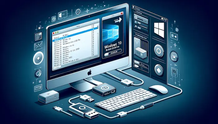 create windows 10 installation media on mac