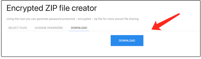 download encrypted zip online