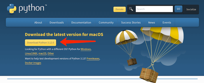 download python 3 mac