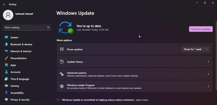 install windows update on windows 11