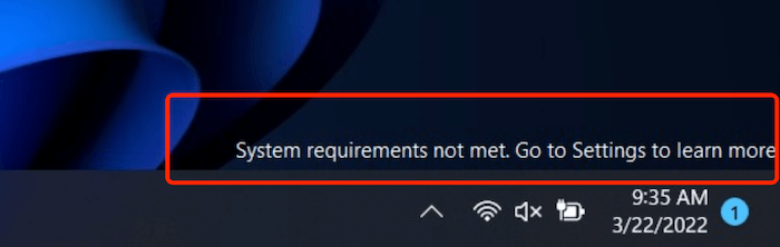 system requirement not met windows 11