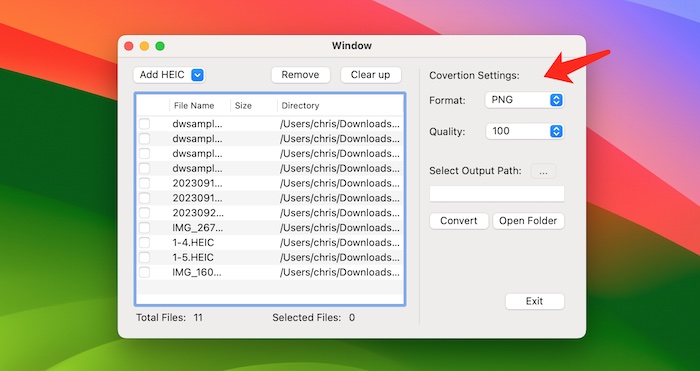 tunesbro heic converter for mac png output
