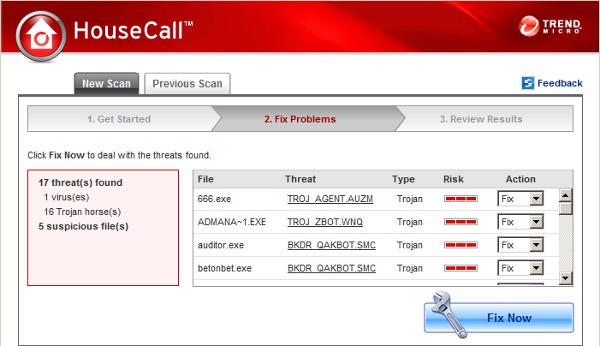 Trend Micro HouseCall online
