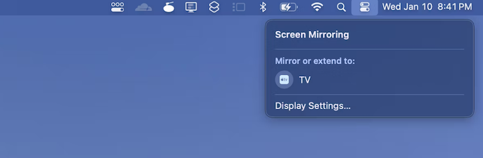 connect mac to tv airplay