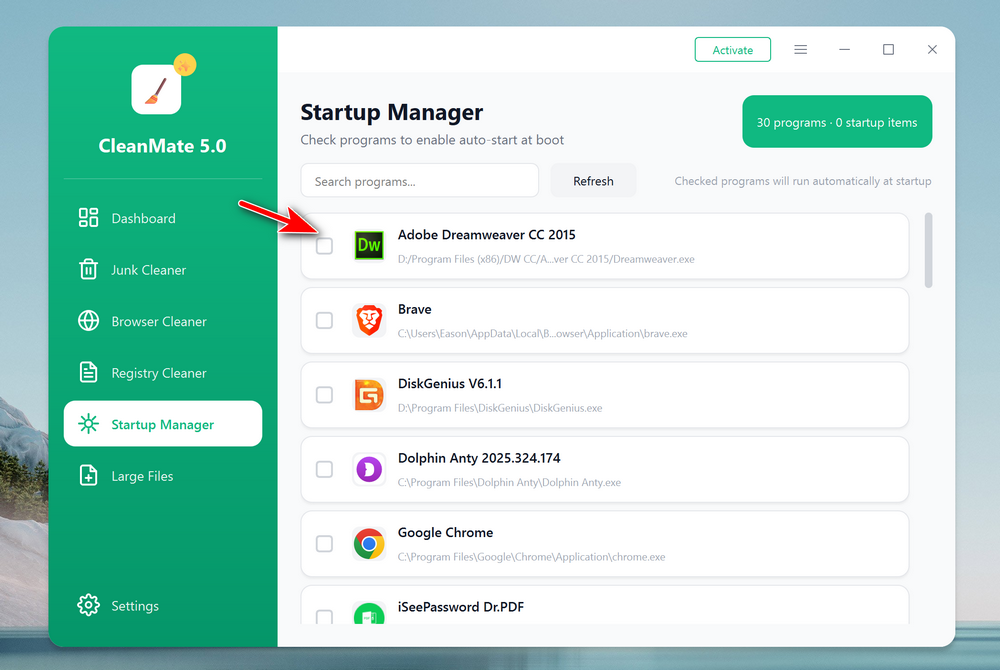 cleanmate-startup-manager-2