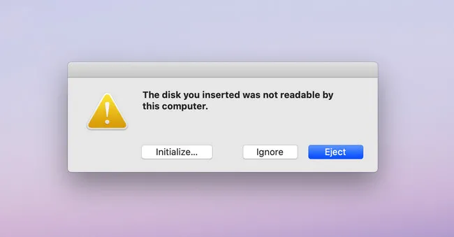 BitLocker Error Mac Catalina