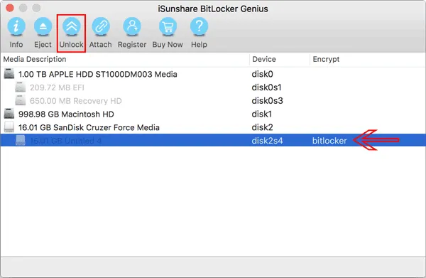 iSunshare Bitlocker Genius