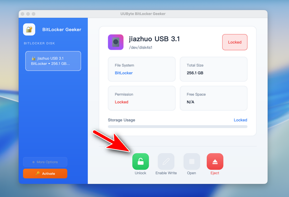 BitLocker Drive on Mac