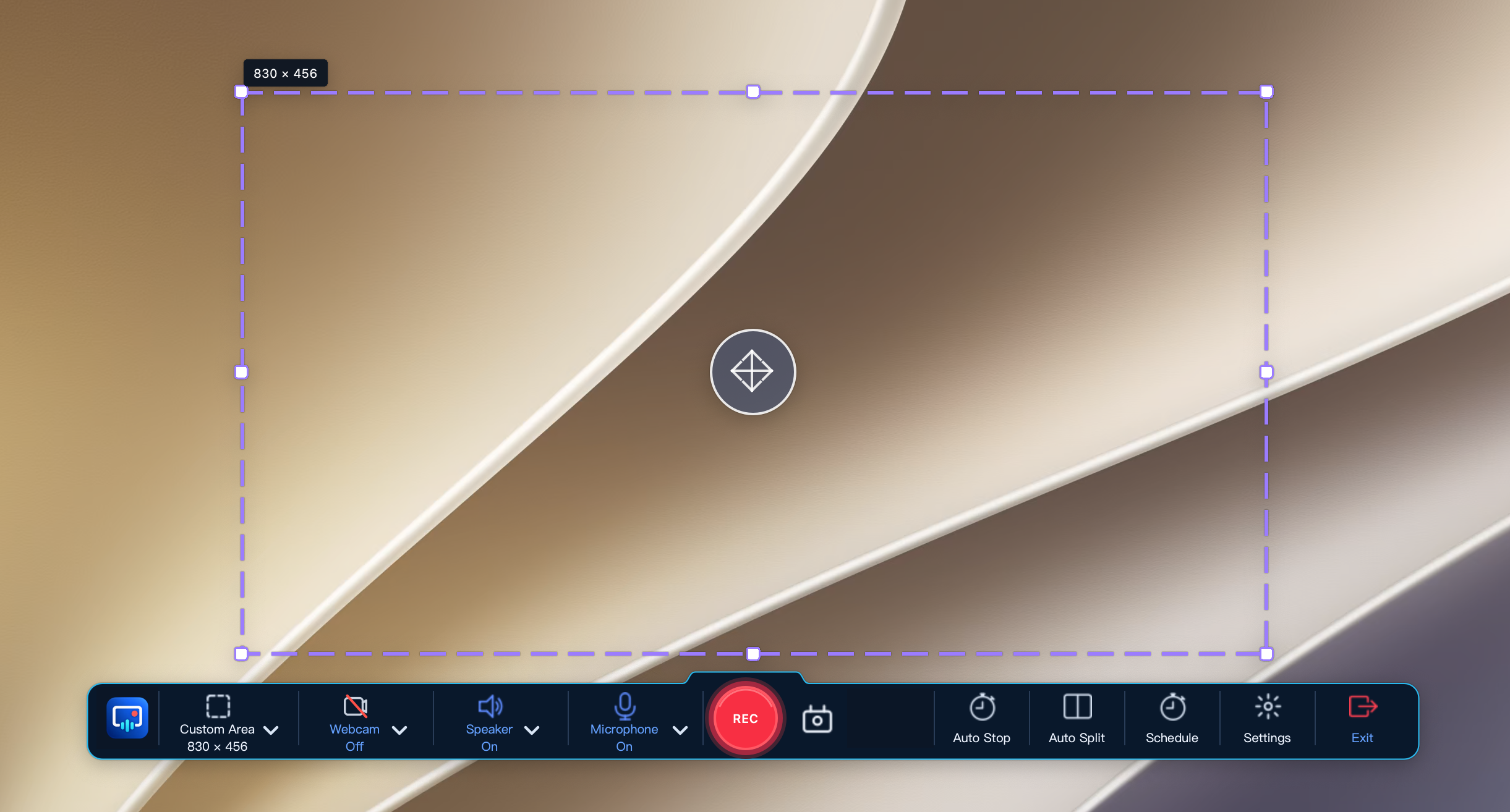 Configure Speaker, Microphone, Watermark, Auto Split, Auto Stop, Scheduled Recording and GPU Acceleration in CaptureGo