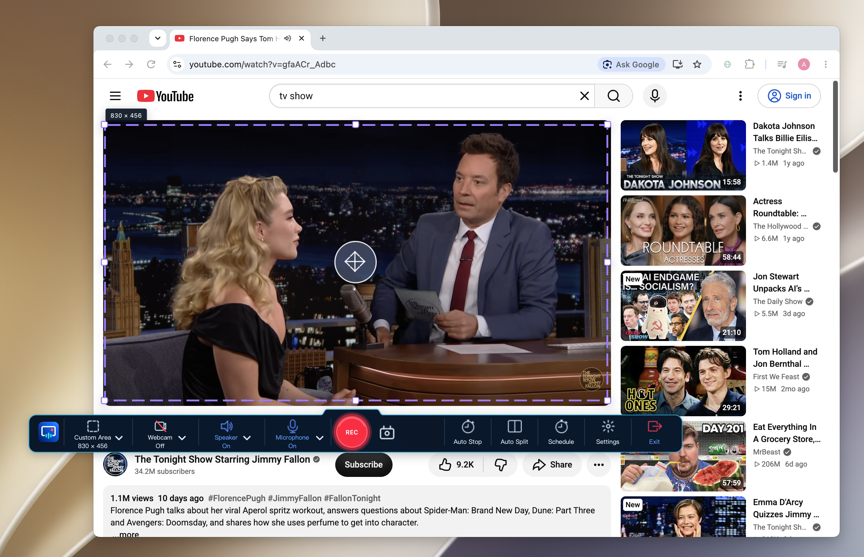 Select a custom recording area around a Windows app or browser window with CaptureGo