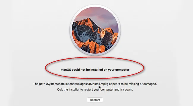 Can Not Install macOS Mojave