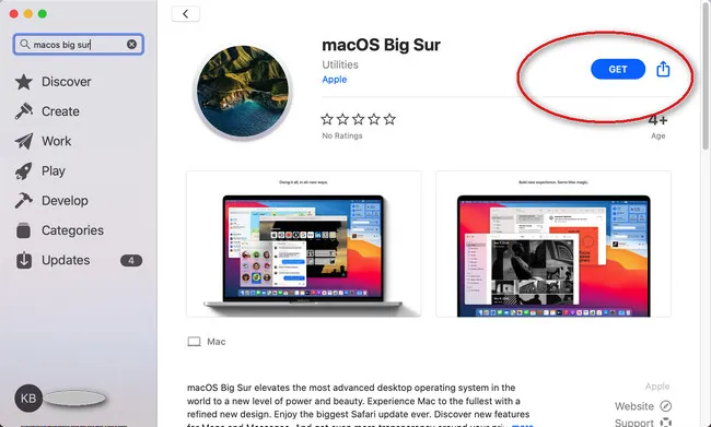 Get macOS Big Sur App