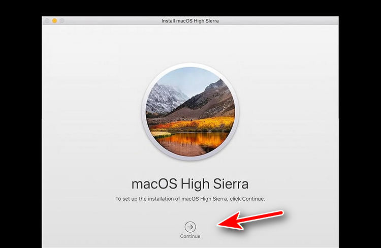 Install macOS High Sierra from USB
