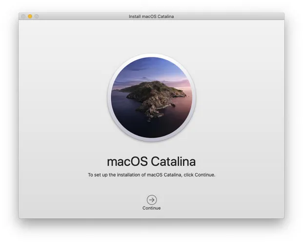 Install macOS Catalina