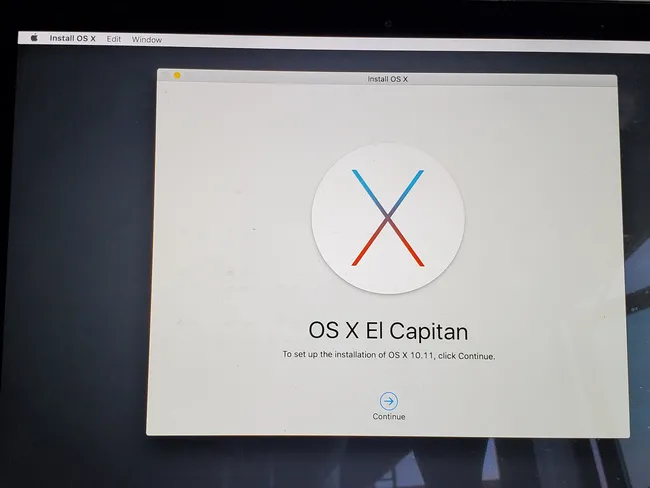 Install OS X EI Capitan