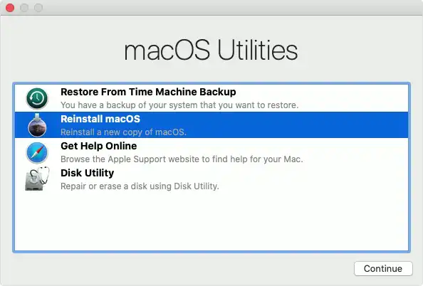 macOS Recovery Mode