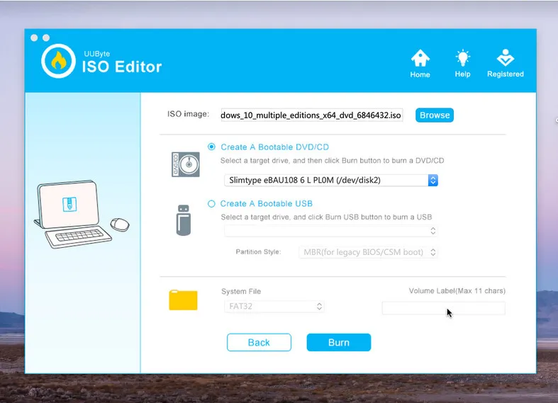 UUByte ISO Burner for Mac