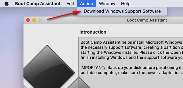 Boot Camp Download Windows Support Software