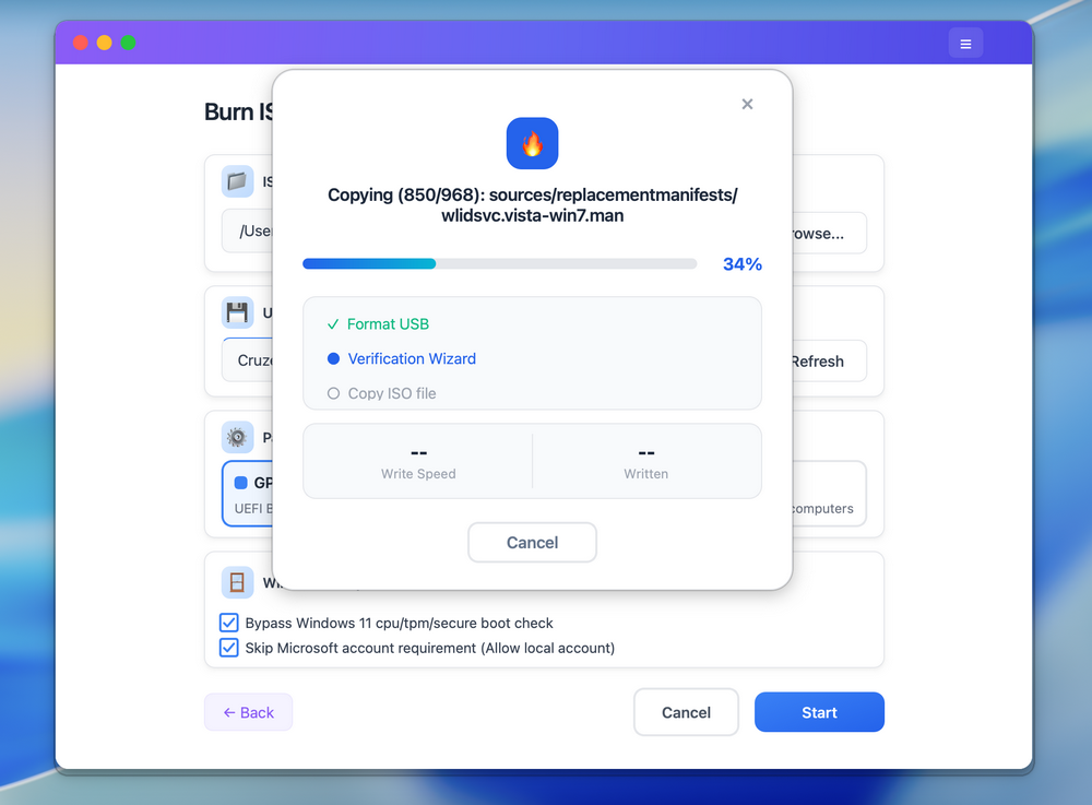 UUByte ISO Editor Burn