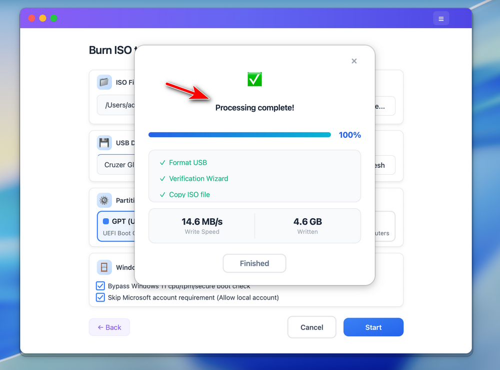 Make Windows Bootable USB on Mac