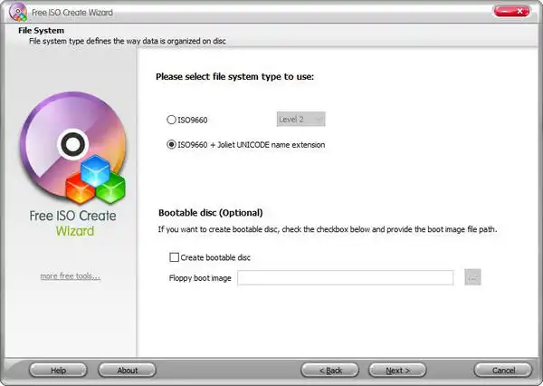 Free ISO Creator Wizard
