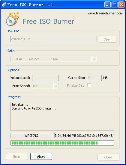 Free ISO Burning DVD